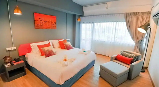 Двухместный номер Deluxe с видом на город 7 Stays Pattaya Hotel