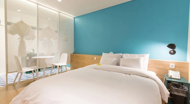 Номер Deluxe Hotel Yeogiuhtte Gangneung Gyeongpo