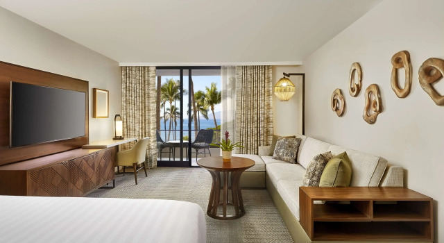 Двухместный номер oceanfront Hyatt Regency Maui Resort & Spa