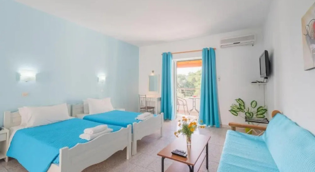 Семейная студия Crystal Blue Hotel, Barbati, Corfu