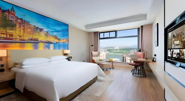 Vienna International Hotel (Huangshi Daye Center High-speed Railway North Station), Rezerwuj Hotel Hotele w Huangshi z parkingiem, Parking