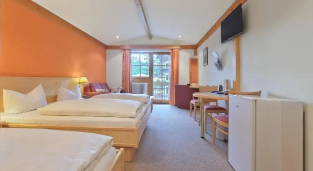 Трёхместный номер Standard с балконом Alphotel Ettal