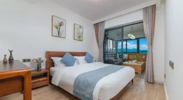 Семейный люкс с 2 комнатами с видом на море Xiyue Lijing Resort Apartment (Shanwei Poly Jinchowan Branch)