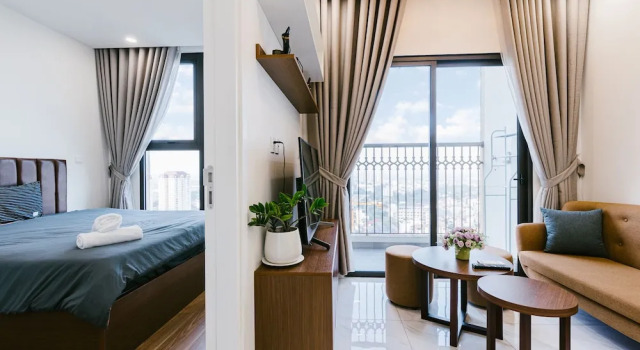 Апартаменты c 1 комнатой с балконом Muse Hanoi Luxury Apartment - D'Eldorado
