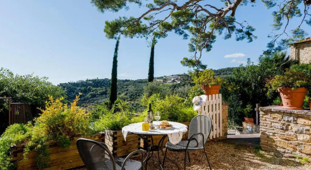 Студия с видом на море Uliveto Saglietto Agriturismo Poggi Apartments
