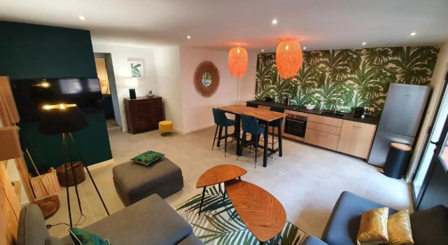 Апартаменты Hyères : magnifique appartement Le Bois d Olivier