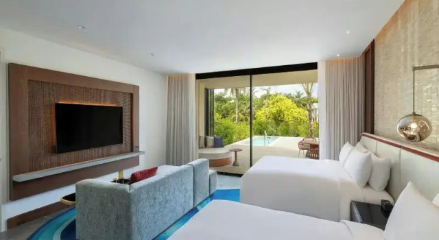 Четырёхместный номер Deluxe с балконом W Punta Cana, Adult All-Inclusive