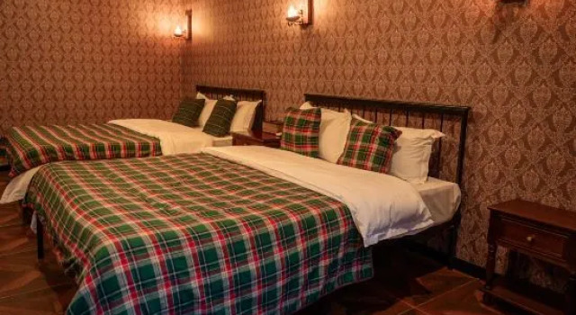 Кровать в общем номере NuanTang Magic World Hotel (Universal Beijing Resort)