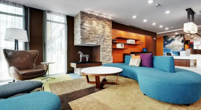 Кровать в общем номере Fairfield Inn by Marriott Houston Northwest/Willowbrook