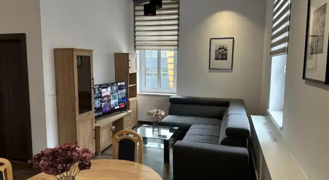 Апартаменты Comfort c 1 комнатой с балконом и с видом на реку Nysa River Apartments Zgorzelec