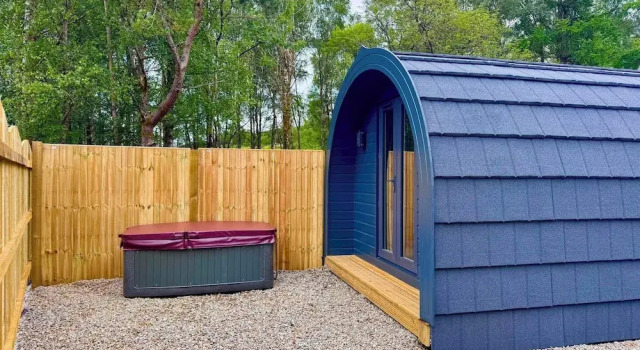 Студия Luxury 60 Mile Inn - Luxury Pods with Hot Tubs
