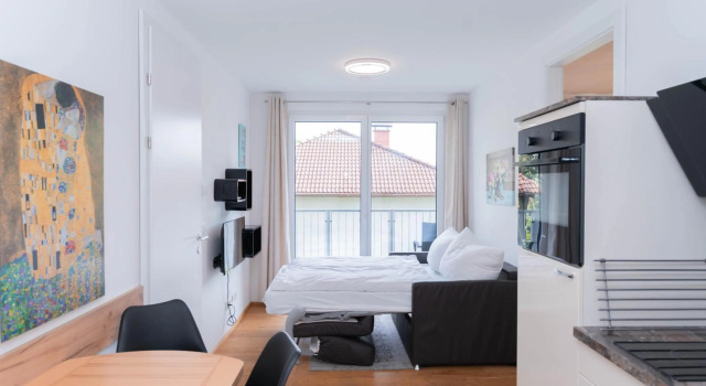Modern apartment near city center - balcony, Prenota Appartamento Vienna Austria