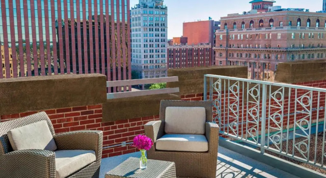 Двухместный люкс Пентхаус Residence Inn by Marriott Omaha Downtown Old Market Area