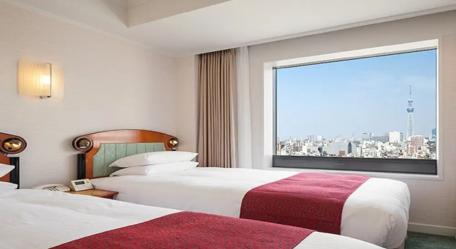 Двухместный семейный номер Deluxe Hotel East 21 Tokyo