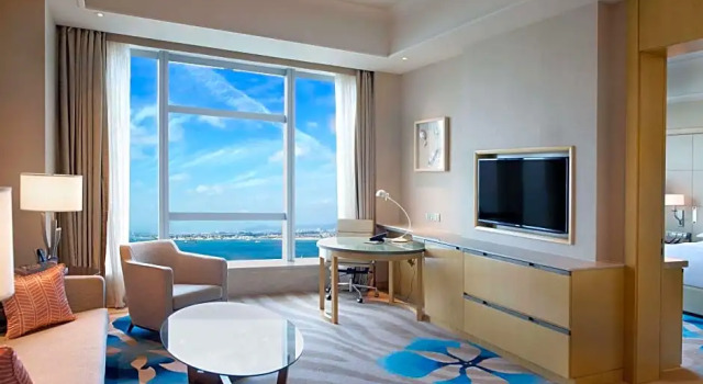 Двухместный люкс Premier с видом на море DoubleTree by Hilton Hotel Xiamen - Wuyuan Bay