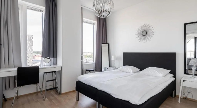 2ndhomes Tampere "Silta" Apartment - 2BR Luxurious Apartment with Sauna & Amazing City Views, Забронировать Апартаменты/квартира Тампере Западная Финляндия, рядом с Finnish Hockey Hall of Fame