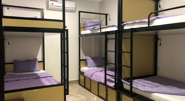 Кровать в общем номере Baloo Hostel