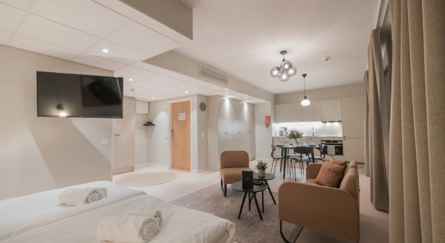 Студия Classic Forenom Aparthotel Tampere Kauppakatu
