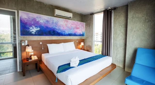 Номер Deluxe с видом на море B2 Sea View Pattaya Boutique & Budget Hotel