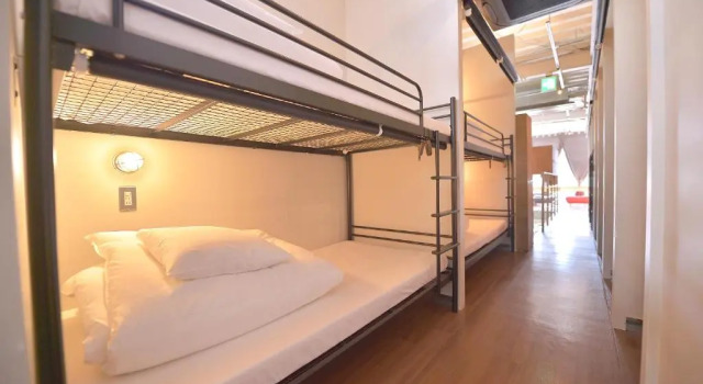 Кровать в общем номере Chillulu Hostel