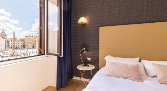 Двухместный номер Superior с красивым видом из окна Отель 49 Navona Luxury Suite & Apartment