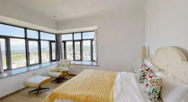 Люкс с 3 комнатами с видом на озеро Haoke Travel  Hotel