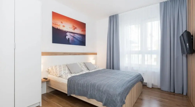 Апартаменты c 1 комнатой с балконом Apartamenty Morski Florek