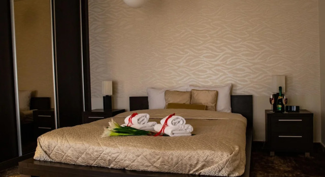 Двухместный номер Deluxe с видом на сад Guest House Panorama Aqualux with Free Parking