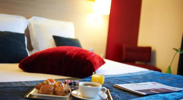 Двухместный номер Standard Hotel Restaurant Du Parc Saumur Logis Elégance