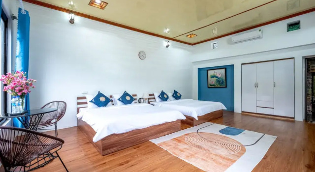 Четырёхместный номер Standard с видом на горы Tràng An Sunny River Homestay