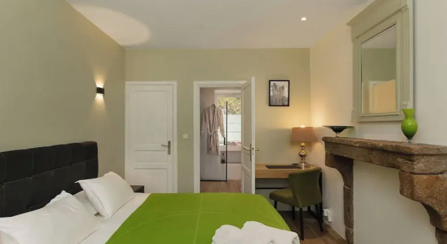 Junior suite con vista sul giardino Moulin Renaudiots - Maison dhôtes