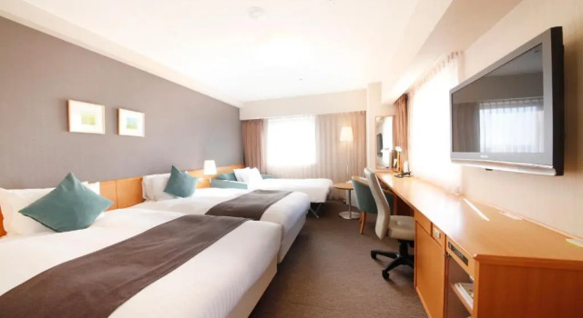 Трёхместный номер Standard Richmond Hotel Obihiro Ekimae