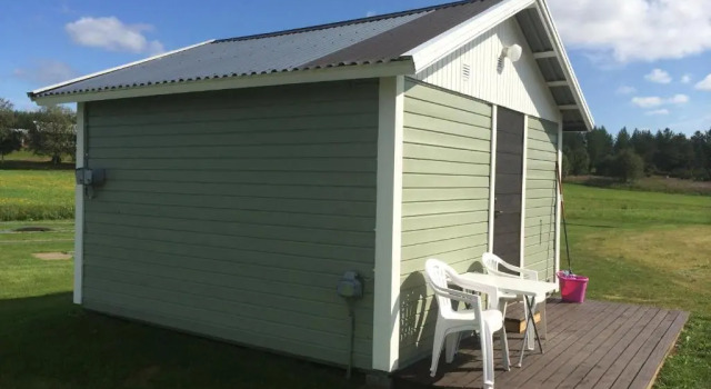 Четырёхместный номер Standard с красивым видом из окна Sangis Motell och Camping