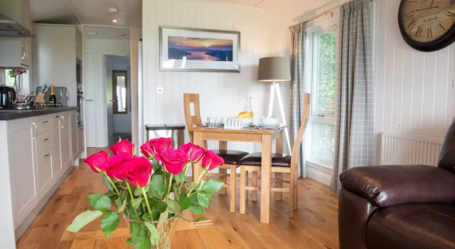 Super King Lodge-sleeps 2-hottub-sea View
