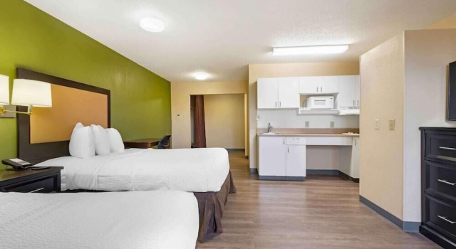 Четырёхместный номер Standard Studio 6 Corporate Extended Stay Rochester Henrietta NY