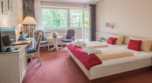 Двухместный номер Standard с балконом Hotel Ilmenautal inklusive THERMEplus