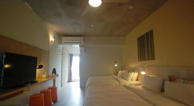Четырёхместный номер Deluxe 墾丁橘月Orange Moon Inn