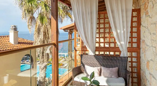 Двухместный номер Deluxe с балконом Blue Bay Halkidiki