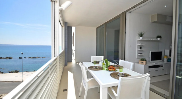 Апартаменты Deluxe c 1 комнатой с балконом и с видом на море Suites Le Vele