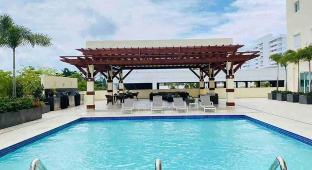 Апартаменты с 2 комнатами с балконом Spacious Apto With Spectacular Views Of The Beach