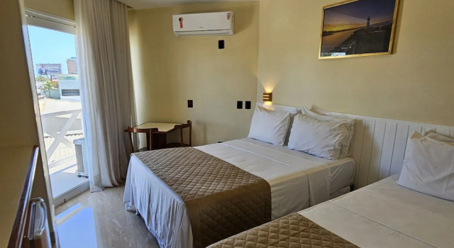 Двухместный номер Standard с балконом Jatobá Praia Hotel