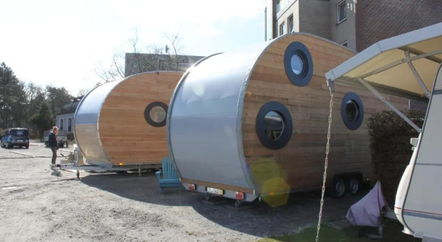 Tiny Joy Tiny House auf dem Campingplatz Strandgut