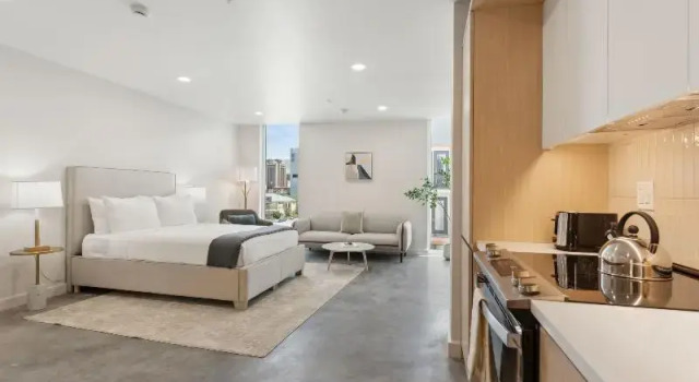 Студия с балконом Placemakr Salt Lake City Downtown, Apartments by Hilton