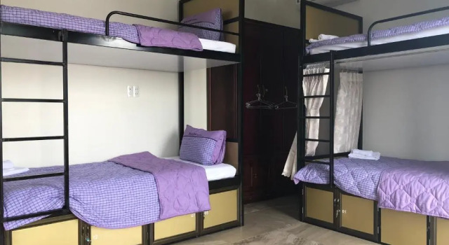 Кровать в общем номере Baloo Hostel