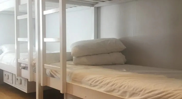 Кровать в общем номере (женский номер) Hostel Lybeer Bruges