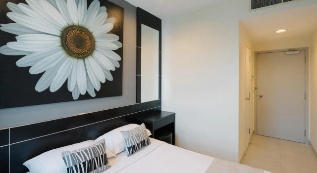 Superior Dvoulůžkový s manželskou postelí pokoj Hotel 81 Changi