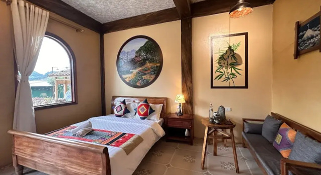 Номер Luxury Khói Homestay and Restaurant