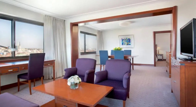 Люкс Deluxe c 1 комнатой с видом на город The Westin Zagreb