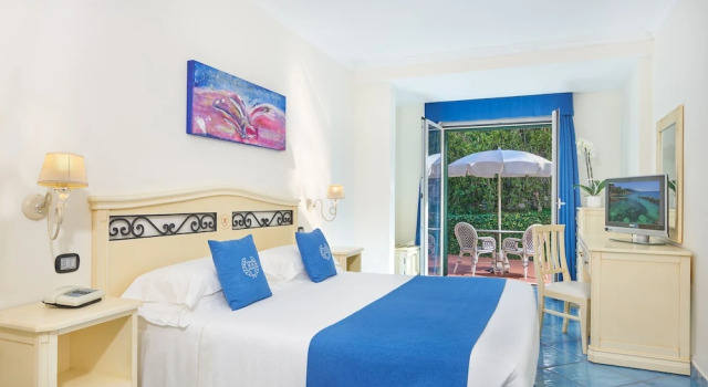 Standard Dreier Zimmer mit Balkon und mit Gartenblick Hotel Hermitage