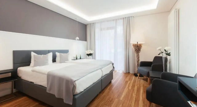 Двухместный номер Deluxe с балконом Parkhotel IV Jahreszeiten Kühlungsborn